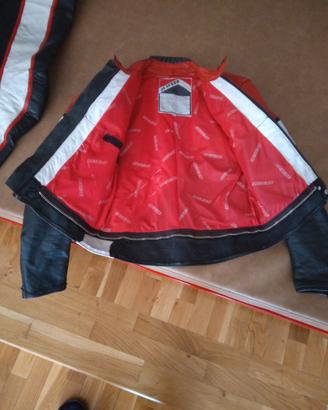 tuta moto in pelle
