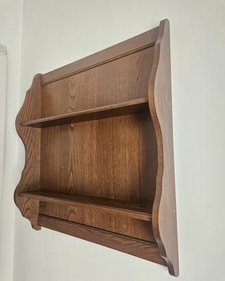 Mensola in legno da cucina in legno massello