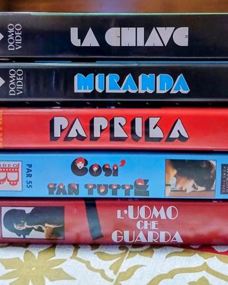 5 Videocassette di Tinto Brass