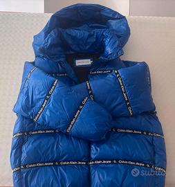 Piumino Calvin Klein Jeans blu uomo