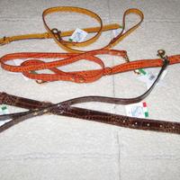 COLLARI E GUINZAGLI IN PELLE EFFETTO COCCODRILLO