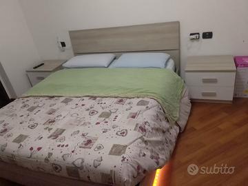 Camera matrimoniale olmo naturale/olmo bianco/Olmo