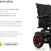 Sedia a Rotelle Elettrica nuova piccolo ingombro