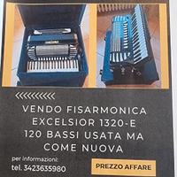 Fisarmonica Excelsior 120 bassi