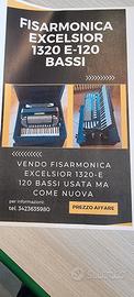 Fisarmonica Excelsior 120 bassi