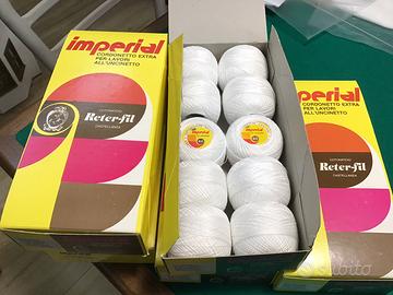 Filato da uncinetto tombolo filet