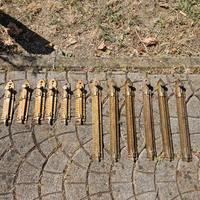 Serrature stile antico in ottone per scuri