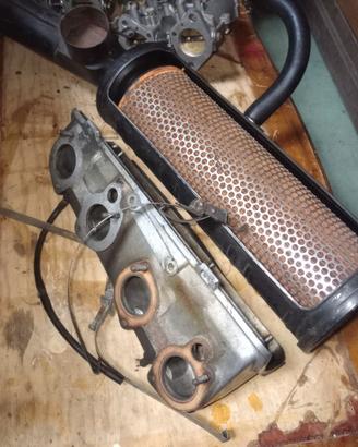 Blocco filtro e carburatori dell'orto per alfa rom