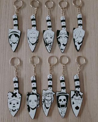 Set Portachiavi One Piece Ciurma Completa Manga 