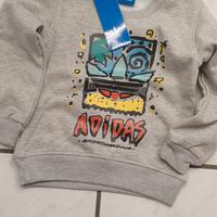 felpa Adidas bimbo 2 3 anni nuova mai usata 