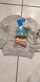 felpa Adidas bimbo 2 3 anni nuova mai usata 