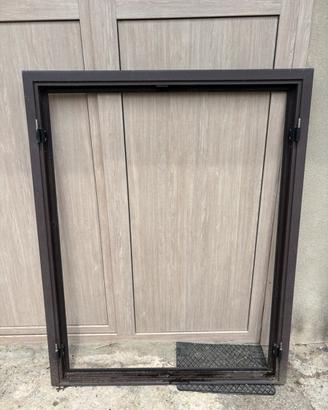 Infissi alluminio doppio vetro 130x100