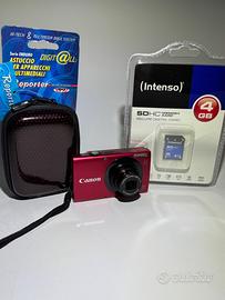 Canon PowerShot A3400 IS Rossa – 16 MP – CCD – Y2K