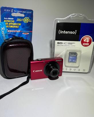 Canon PowerShot A3400 IS Rossa – 16 MP – CCD – Y2K