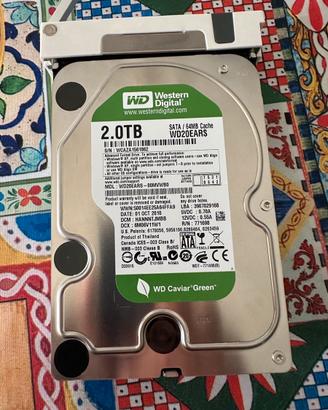 HDD WD Green 2TB + Box Icy Dock