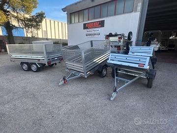 PROMO RIMORCHIO PORTA TUTTO SPONDE A RETE ELLEBI