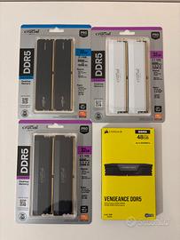 RAM DDR5 32gb / 48gb Kit 6000Mt/s