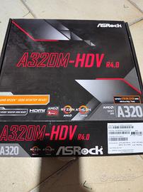 scheda madre asrock a320m HDV r4.0
