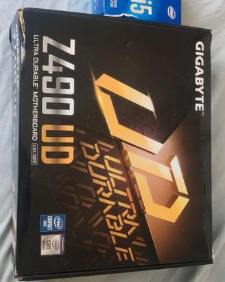 Cpu Intel i5 10500 + Mb  Gigabyte Z490 UD usati
