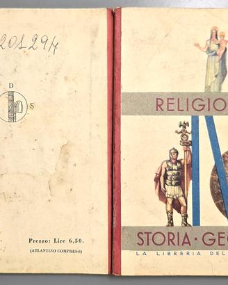 Libro IV classe elementare anni ’30 secolo scorso