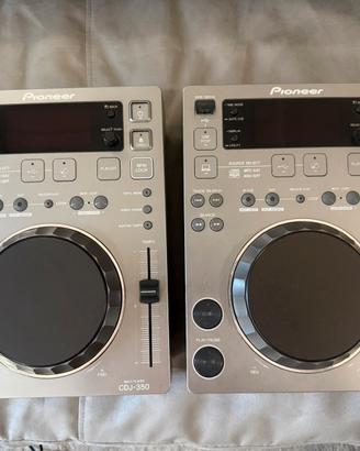 Pioneer CDJ-350 coppia + flight case Pioneer