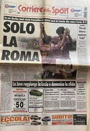 Corriere dello Sport  Roma Lazio 4 1 1999 2000