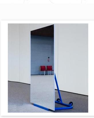 specchi danza trasportabili con ruote