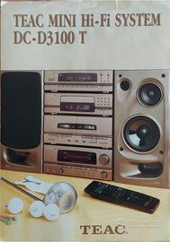 STEREO TEAC MINI HI-FI SYSTEM DC-3100 T