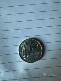 Moneta 10 lire anno 1973