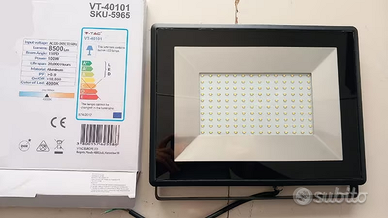 Faro Led in alluminio 100W