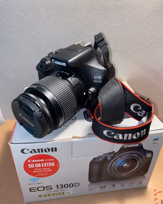 Fotocamera Reflex Canon EOS 1300d
