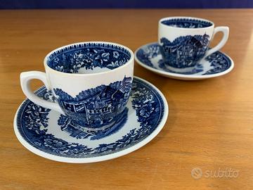 Coppia di tazzine da caffé + piattini Avon Cottage