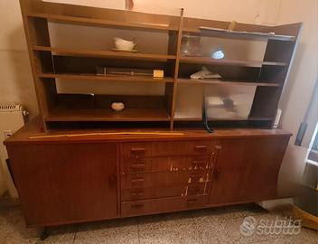 Madia mobile lungo in legno