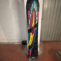 Vecchia tavola da Snowboard