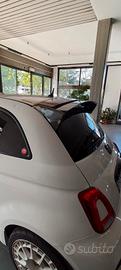 Spoiler in carbonio 500 Abarth 