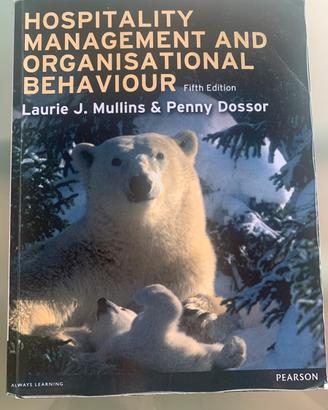 Hospitality management and organisational behaviou