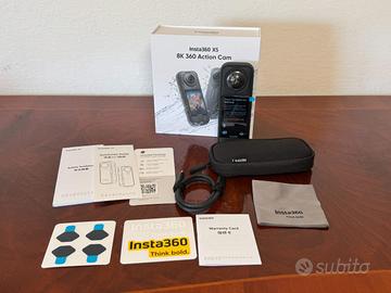 Insta360 x5 videocamera hd - NUOVA
