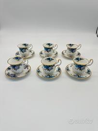 Royal Albert Set 6 tazze servizio Moonlight Rose