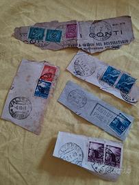 lotto di 5 francobolli 