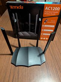 Router Wi-Fi Tenda AC8 AC1200 Gigabit Dual-Band - 