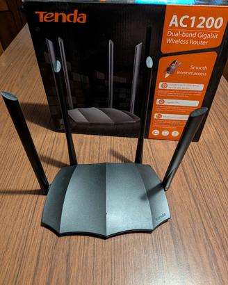 Router Wi-Fi Tenda AC8 AC1200 Gigabit Dual-Band - 