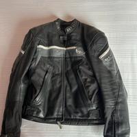 Giubitto moto in pelle e cordura