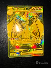 Carta Pokémon mega Charizard y ex gold ascesa eroi