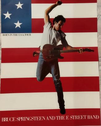 poster Bruce Springsteen vintage modernariato 