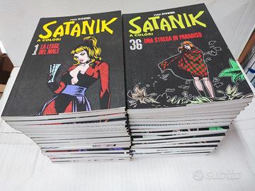 Lotto 37 fumetti Satanik a colori vari numeri 