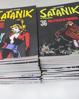 Lotto 37 fumetti Satanik a colori vari numeri 