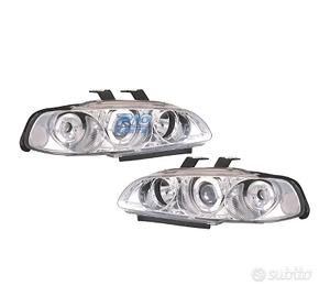 FARI PER HONDA CIVIC 92-95 ANGEL EYES FONDO CROMAT
