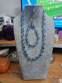 Collana 50 cm e bracciale 