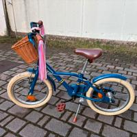 Bici 4-6 anni Btwin 900 CITY azzurra 16 POLLICI