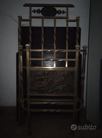 Letto in ottone 